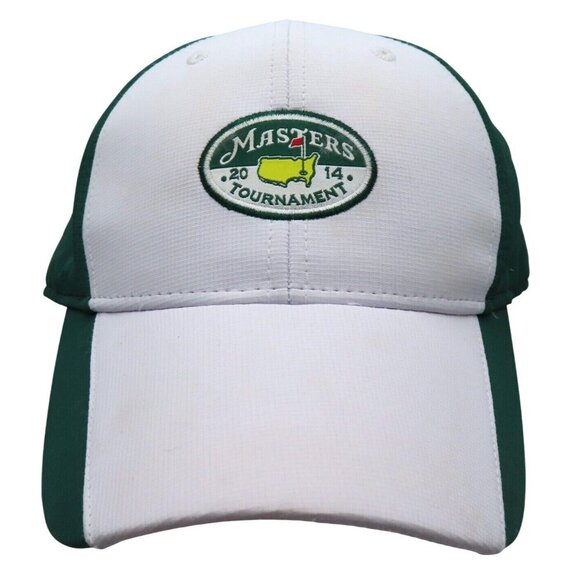 Ahead Adult One Size OS Masters 2014 Golf Tournament Embroidered Hat Green White - Picture 1 of 12